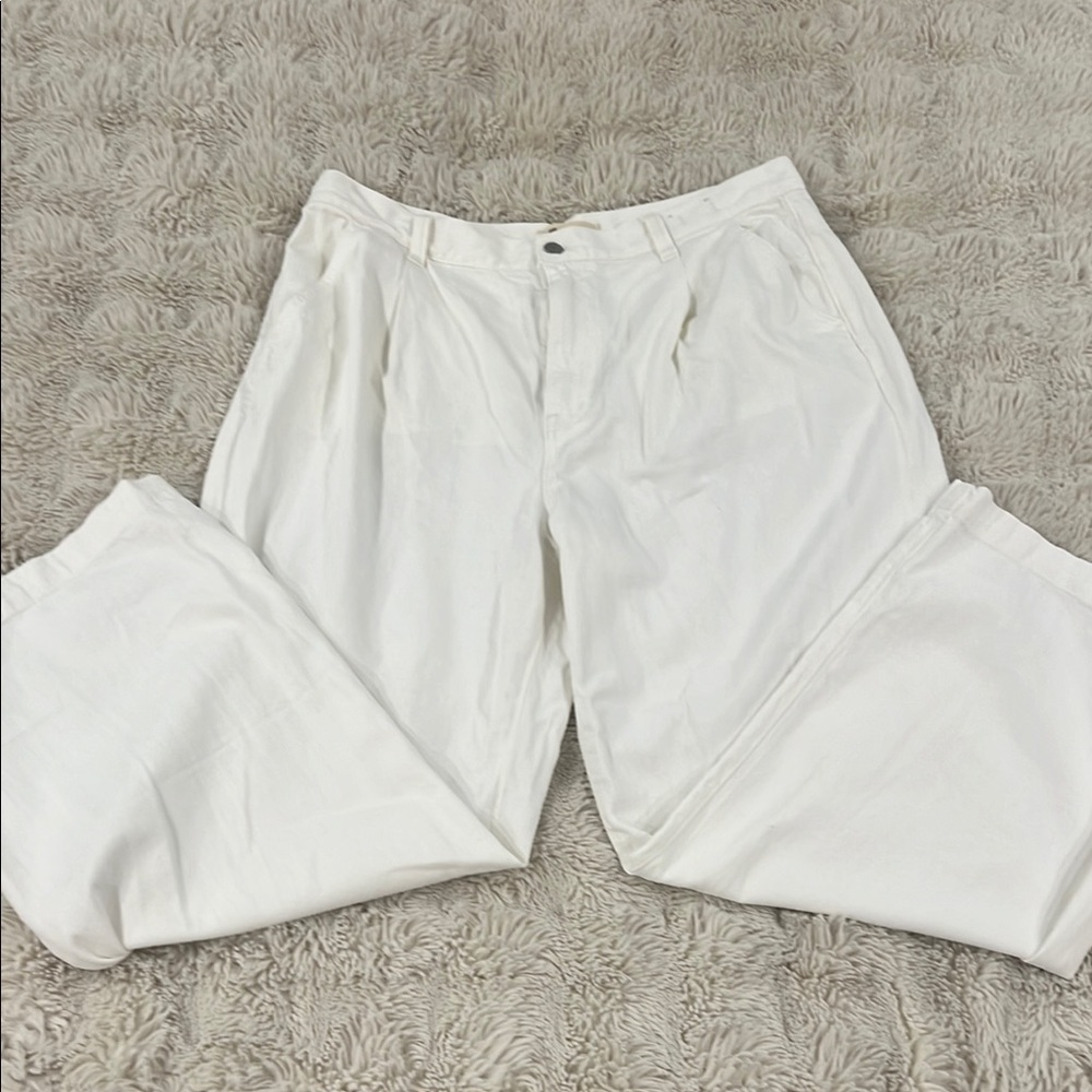 NWT Madewell The Harlow Wide-Leg Jean White - Picture 6 of 8